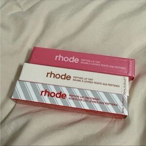Rhode Lip Peptide Treatments (3) - Cinnamon Roll, Peppermint Glaze, Sugar Cookie
